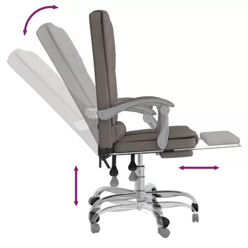  tópszínű szövet dönthető irodai masszázsfotel