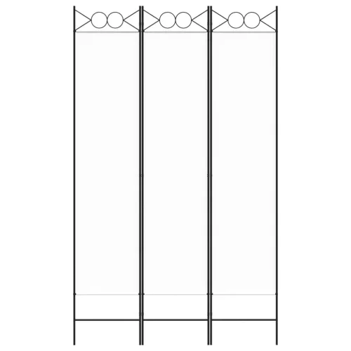  fehér 3 paneles szövetparaván 120x200 cm
