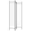  fehér 3 paneles szövetparaván 120x200 cm