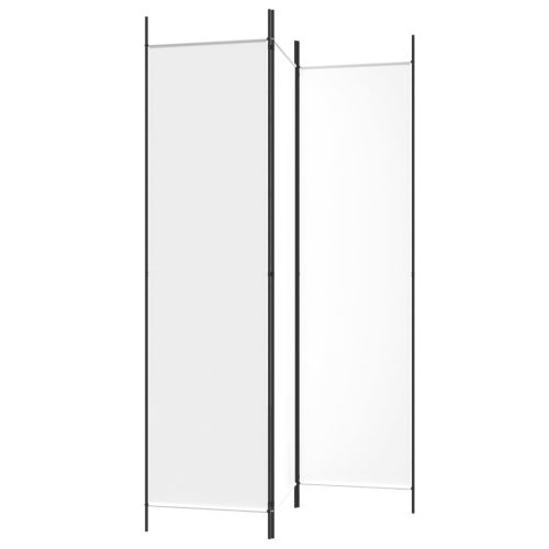  fehér 3 paneles szövetparaván 300x180 cm