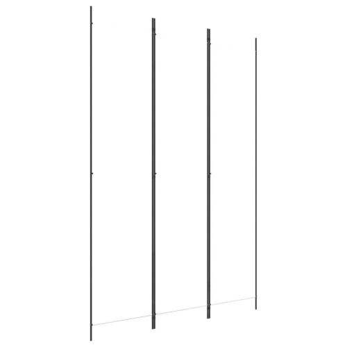  fehér 3 paneles szövetparaván 150x220 cm