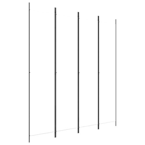  4 paneles fehér szövet térelválasztó 200x220 cm