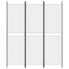  fehér 3 paneles szövetparaván 150x180 cm