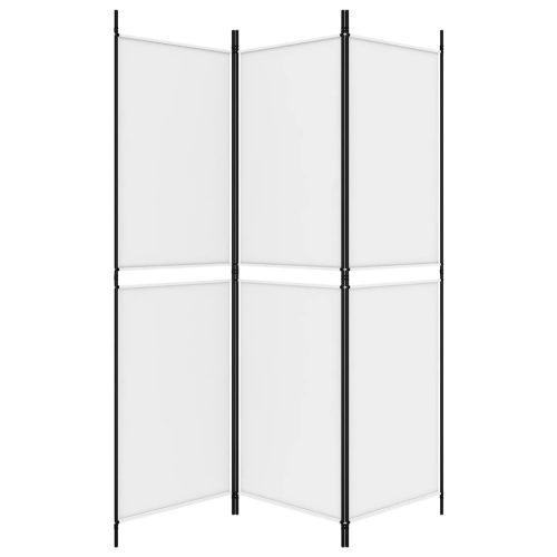  fehér 3 paneles szövetparaván 150x180 cm