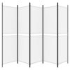  fehér 5 paneles paraván 250x180 cm szövet