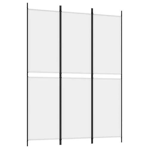  fehér 3 paneles szövetparaván 300x180 cm