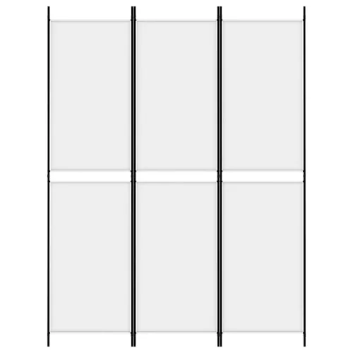  fehér 3 paneles szövetparaván 300x180 cm