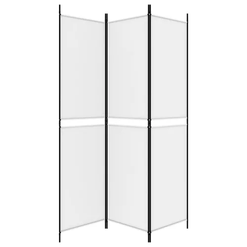  fehér 3 paneles szövetparaván 300x180 cm