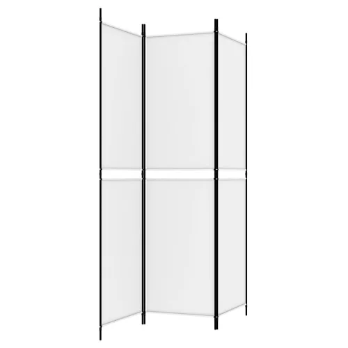  fehér 3 paneles szövetparaván 300x180 cm