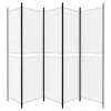  fehér 5 paneles paraván 250x200 cm szövet