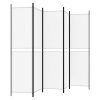  fehér 5 paneles paraván 250x200 cm szövet
