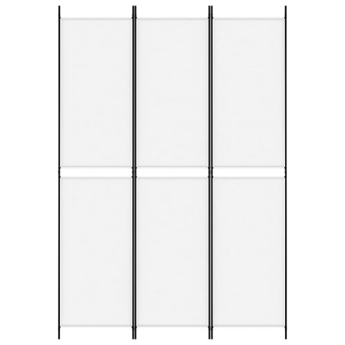  fehér 3 paneles szövetparaván 150x220 cm