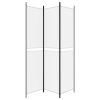  fehér 3 paneles szövetparaván 150x220 cm