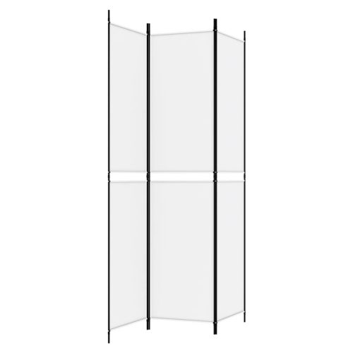  fehér 3 paneles szövetparaván 150x220 cm