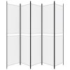  fehér 5 paneles paraván 250x220 cm szövet