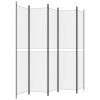  fehér 5 paneles paraván 250x220 cm szövet