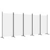  fehér 5 paneles paraván 433x180 cm szövet