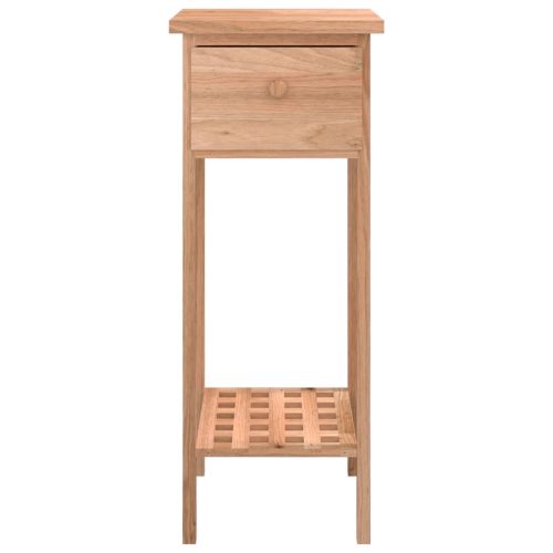  tömör diófa kisasztal fiókkal 25 x 25 x 60 cm 