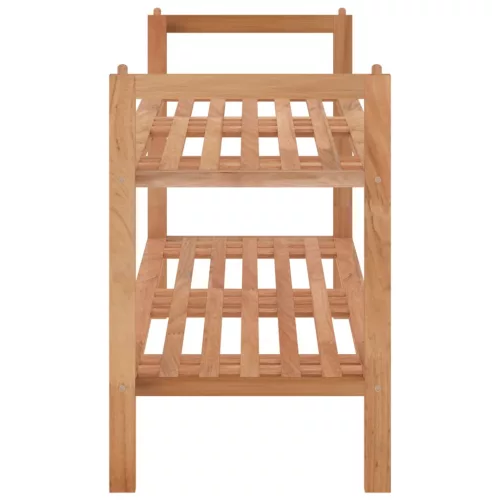  tömör diófa cipőállvány 69 x 27 x 41 cm