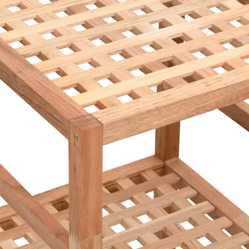  tömör diófa fürdőszobapolc 35,5 x 35,5 x 112,5 cm