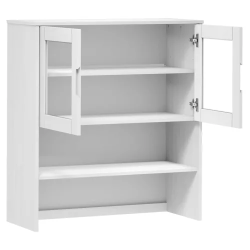  MOLDE fehér tömör fenyőfa felső szekrény 90 x 35 x 100 cm