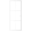  fehér ESG üveg és alumínium beltéri ajtó 83 x 201,5 cm