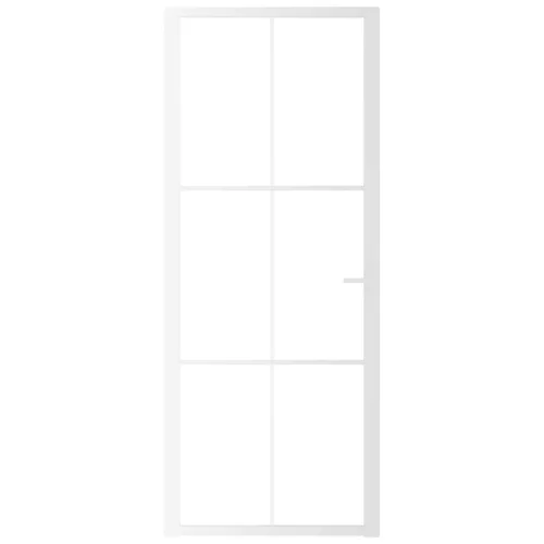  fehér ESG üveg és alumínium beltéri ajtó 83 x 201,5 cm