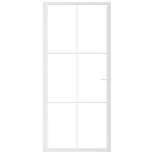  fehér ESG üveg és alumínium beltéri ajtó 93 x 201,5 cm