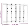  6 paneles összecsukható bambusz és vászon térelválasztó 240 cm