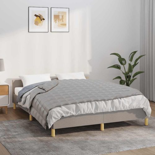  szürke szövet súlyozott takaró 138 x 200 cm 10 kg