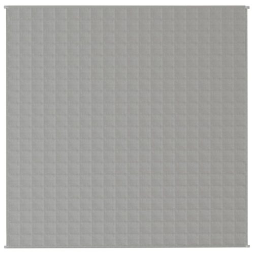  szürke szövet súlyozott takaró 200 x 200 cm 13 kg