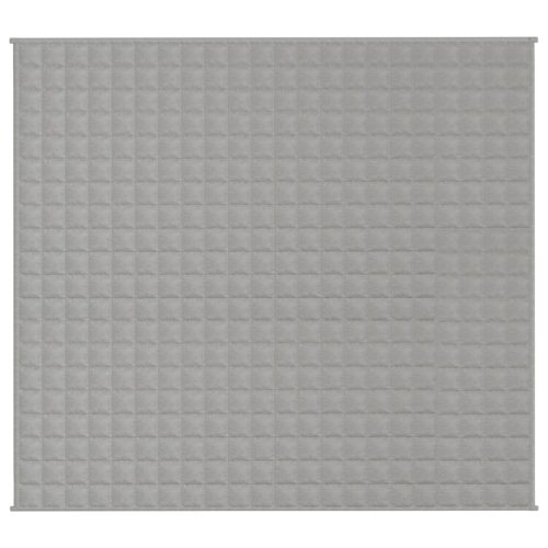  szürke szövet súlyozott takaró 200 x 225 cm 13 kg