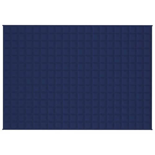  kék szövet súlyozott takaró 138 x 200 cm 6 kg