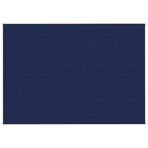  kék szövet súlyozott takaró 155 x 220 cm 7 kg