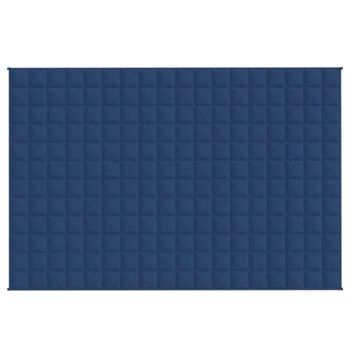  kék szövet súlyozott takaró 120 x 180 cm 9 kg