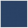  kék szövet súlyozott takaró 200 x 200 cm 13 kg