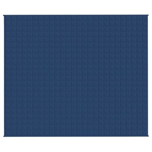  kék szövet súlyozott takaró 220 x 260 cm 11 kg