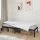 fekete fém ágykeret 80 x 200 cm