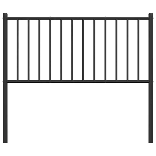  fekete fém fejtámla 100 cm