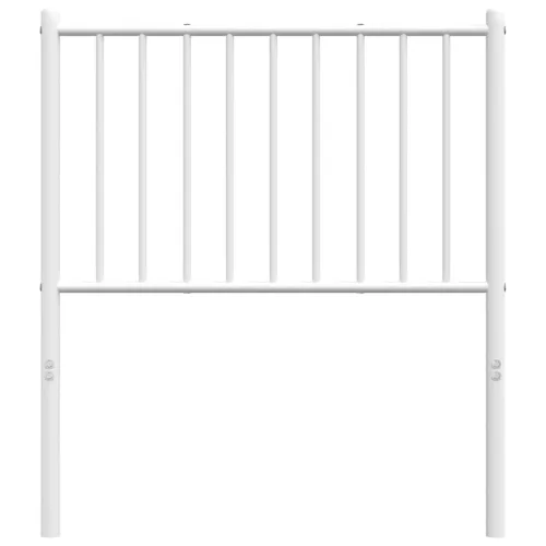  fehér fém fejtámla 75 cm