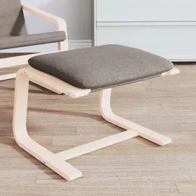  tópszínű szövet lábzsámoly 51x41x40 cm