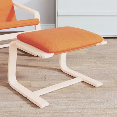  sötétsárga szövet lábzsámoly 51x41x40 cm