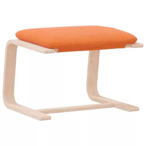  sötétsárga szövet lábzsámoly 51x41x40 cm