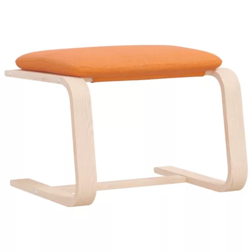  sötétsárga szövet lábzsámoly 51x41x40 cm