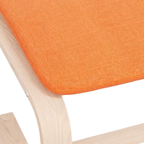  sötétsárga szövet lábzsámoly 51x41x40 cm