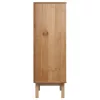  OTTA tömör fenyőfa magasszekrény 85 x 43 x 125 cm
