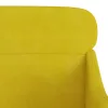  sárga bársonyfotel 63 x 76 x 80 cm