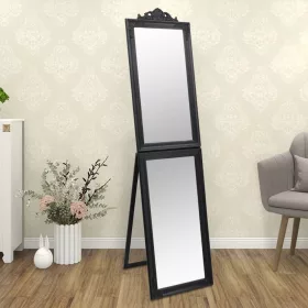  fekete szabadon álló tükör 40 x 160 cm