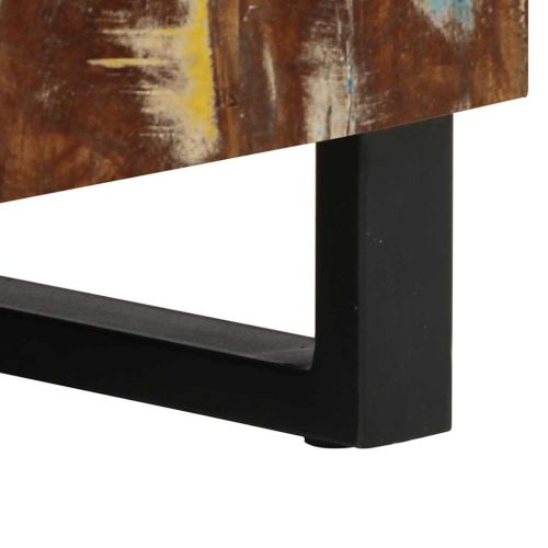  tömör újrahasznosított- és szerelt fa mosdószekrény 62x33x58 cm