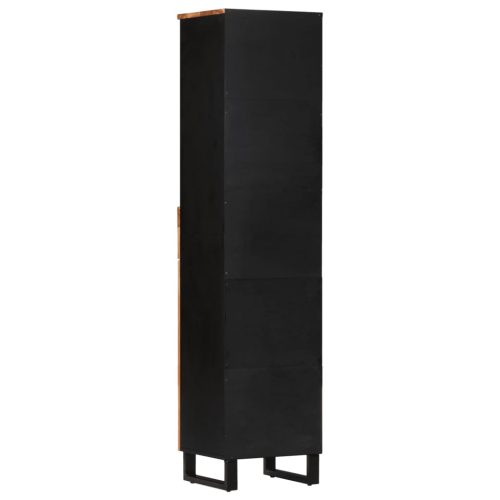  tömör akácfa fürdőszobaszekrény 38 x 33 x 160 cm